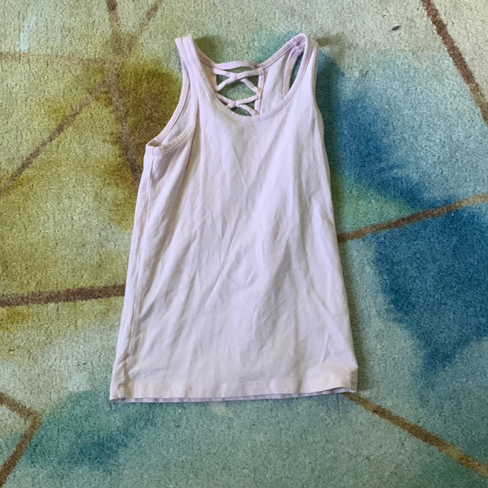 Old navy, pale pink tank top, kids M (8)